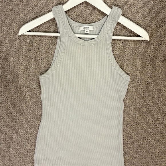 Agolde Rayne Ribbed Tank Top XS - Picture 2 of 5